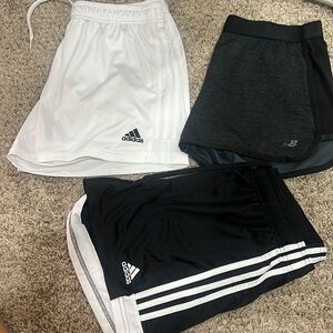 Adidas new balance, athletic shorts bundle